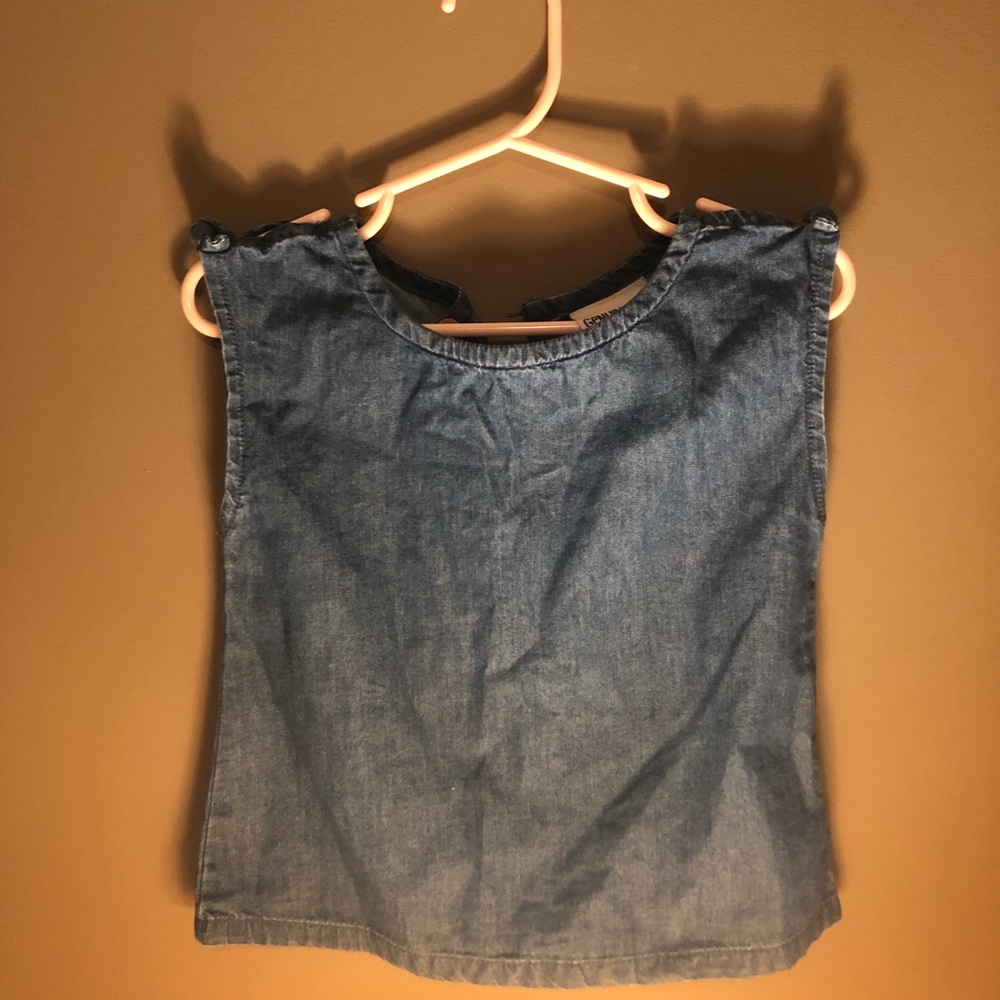 Jean tank top